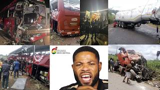 10 Dead After Vip Bus Wrongful Overtaking Crashes Into Diesel Trailer On Accra-Kumasi Highway
