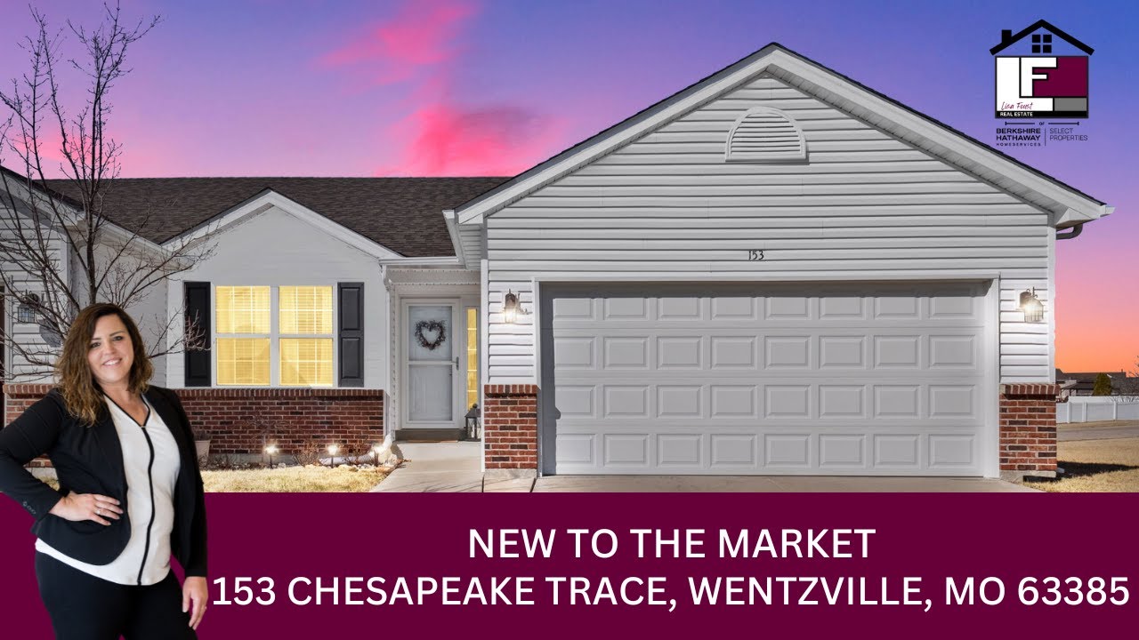 153 CHESAPEAKE TRACE, WENTZVILLE, MO VILLA LIVING FOR RIGHT OVER