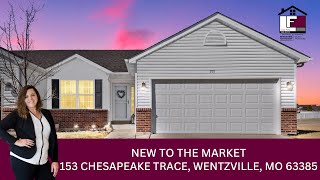 153 CHESAPEAKE TRACE, WENTZVILLE, MO - VILLA LIVING FOR RIGHT OVER $300,000 IN ST. LOUIS SUBURB