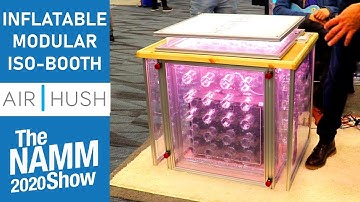 AIRHUSH Inflatable Modular Iso-Booth & Vocal Booth - Best Of NAMM 2020