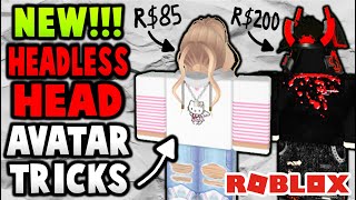 New Headless Head Avatar Tricks 2021 Roblox Youtube - skinny illusion roblox t shirt