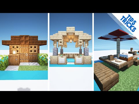 8 Awesome Backyard Ideas! (Minecraft 1.15 Building Tips)