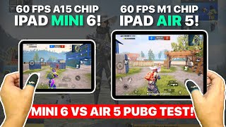 iPad Air 5 Vs iPad Mini 6 PUBG Test - PUBG Mobile Graphics And Gameplay Test!