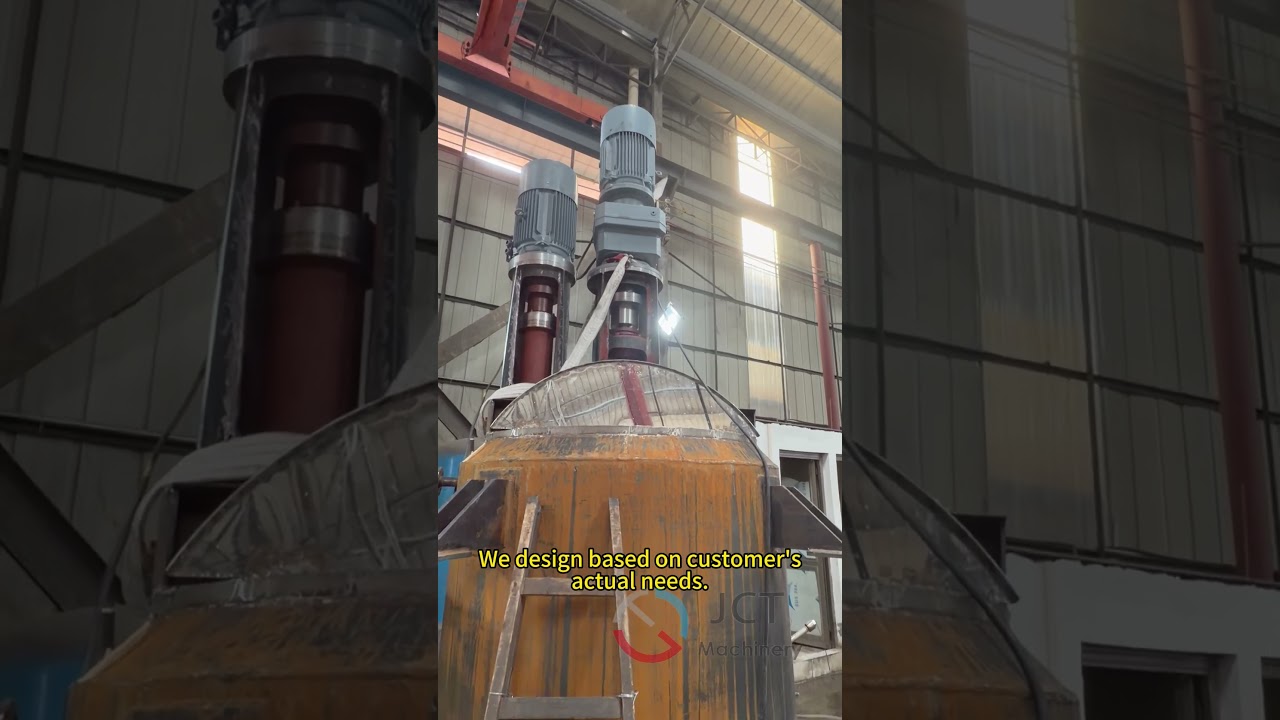Double Shaft Mixer Testing | JCT Machinery #equipment #machine #reactor #factory #manufacturing