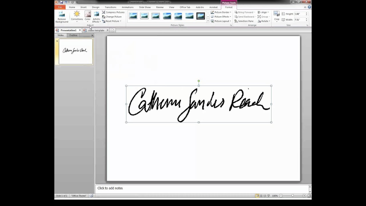 How to... Create a Transparent Signature Stamp for Adobe