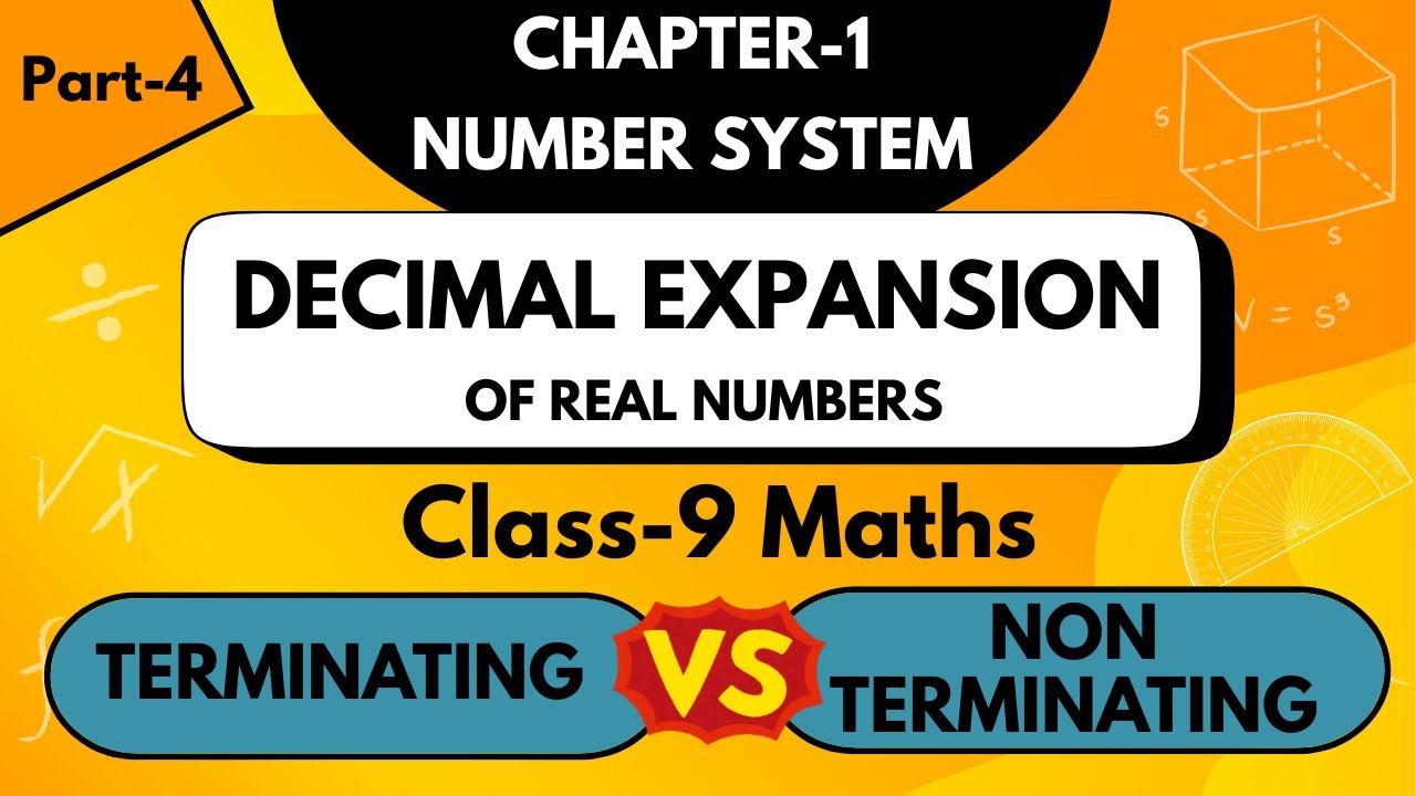 Class 9 Maths - Number System Part 4 | Decimal Expansion of real numbers | CBSE | NCERT
