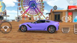 City Car Driving - Chevrolet Corvette Super Car Game - Android Gameplay screenshot 4
