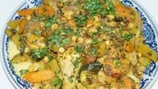 COUSCOUS AU POULET TRÈS FACILE (CUISINE RAPIDE)