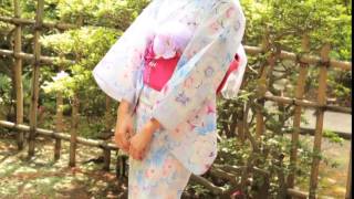 有名雑誌専属モデル着用♪2014最新ゆかた★浴衣を動画でご紹介♪【sa118-57】