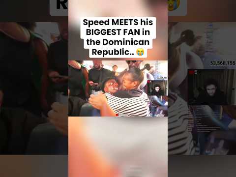 Speed MEETS his BIGGEST D.R. FAN.. 😭🇩🇴 #ishowspeed #dominicanrepublic #enxrgy #fypシ