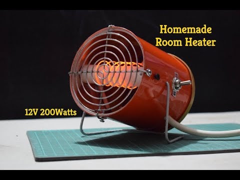 How To Make Room Heater - Homemade Dc Fan Heater - Youtube