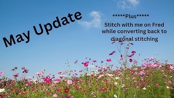 NeedleBugg: 5/28/2023  May Update and Converting my piece to diagonal stitching with parking