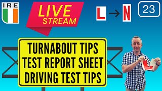 Turnabout Tips, Test Tips, Report Sheet Explained - Live Stream