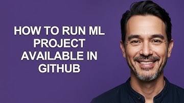 How to Run Ml Project Available In Github - KevinHowTo