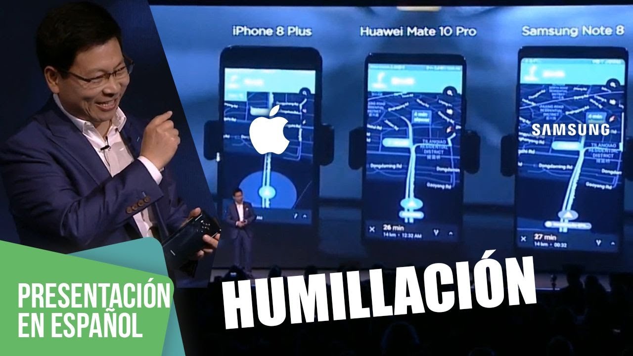 Huawei Mate 10 Humilla A Samsung Y Apple Durante Su Presentacion Youtube