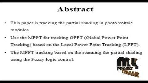 An Improved MPPT Controller for Photovoltaic System Under Partial Shading Condition