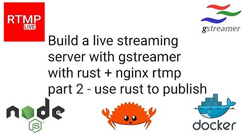 Build live stream server with gstreamer rust + ngnix rtmp part-2