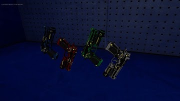 Killing Floor 2 Mods - Glowing 9mm Horzine Pistol Trim (Download in Description)