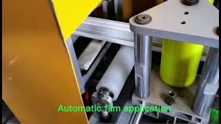 automatic protective film applicator for extruded aluminum profile