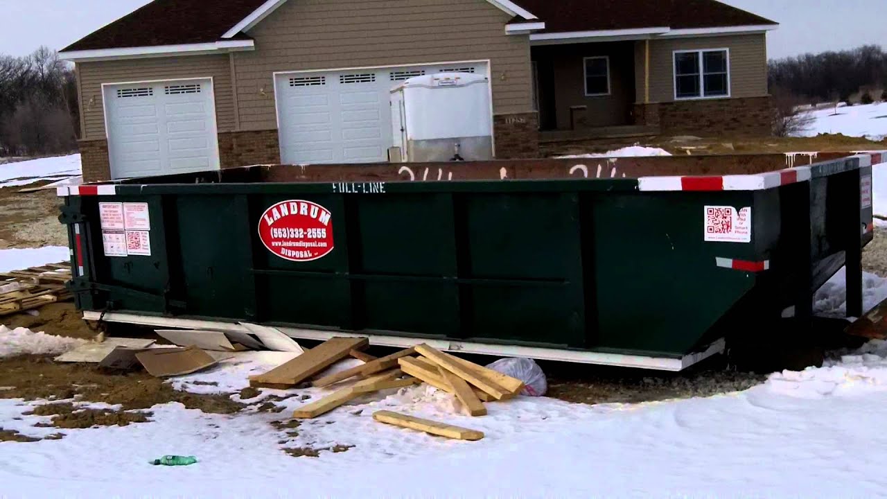 (563) 3322555 Durant Iowa Dumpster Service YouTube