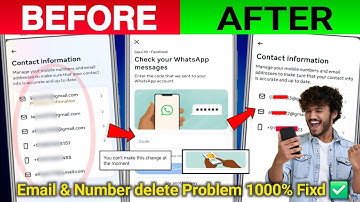 How to Remove Number from Facebook WITHOUT WhatsApp Code | Check your WhatsApp Messages Facebook