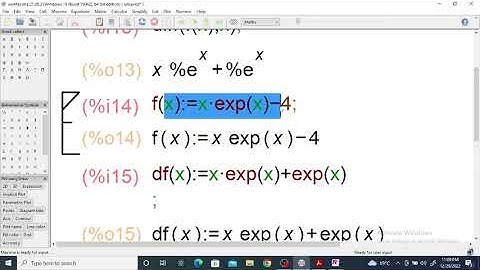 Newton Rapson Method Using Maxima Software | ELECTROMATHEMATICS |