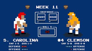 RB College | Year 8 | Week 11 | S. Carolina Vs Clemson