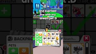 My best friend SUPRISED me with my DREAM PET in Adopt me!  #adoptme #adoptmeroblox #roblox
