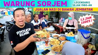 Warung Sorjem ( Ngisor Jembatan ) Jualan di Bawah Jembatan Depan Stasiun