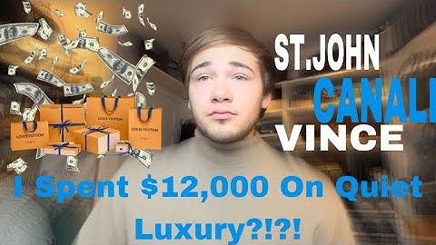 $11,000 ON QUIET LUXURY! HAUL FEATURES #quietluxury #Vince #saintjohn #Canali #SamEdelman #Diamonds