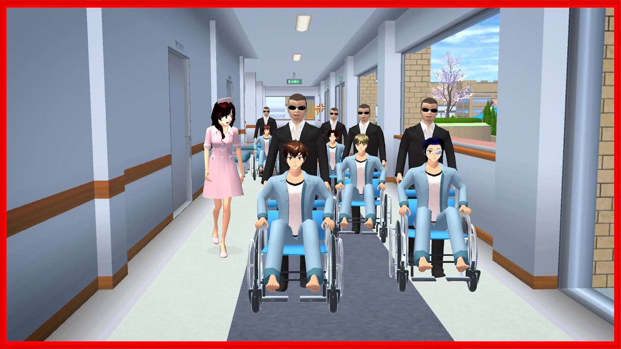 Black clothes man became a good guy || SAKURA School Simulator