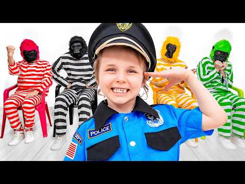 Five Monkeys Escape the Police Station