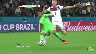 ملخص المباراة التاريخية الجزائر والمانيا وجنون الشوالي {شاشة كاملة HD720} كأس العالم 2014