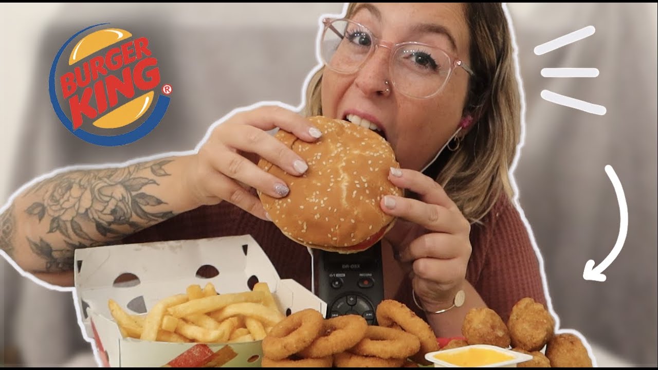 ASMR⎪Mukbang Burger King 🍔