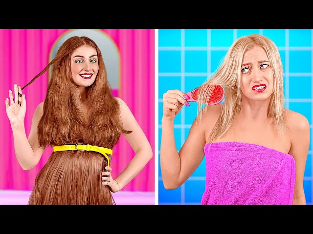 TIK TOK HACKS THAT MAKE YOU A BEAUTY || Cool Easy Makeover by 123 GO! Kevin #shorts