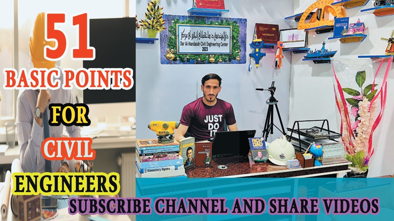 51 Basic Points for Civil Engineers - YouTube