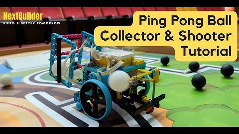 Lego Spike Prime ping-pong collector and shooter Robot Instruction