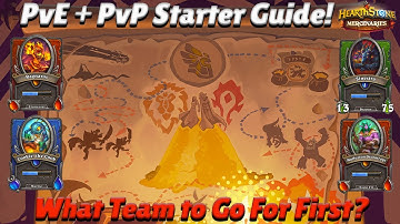 Mercenaries PvE and PvP Starter Guide! What Teams to go for First? - Hearthstone Mercenaries Tips