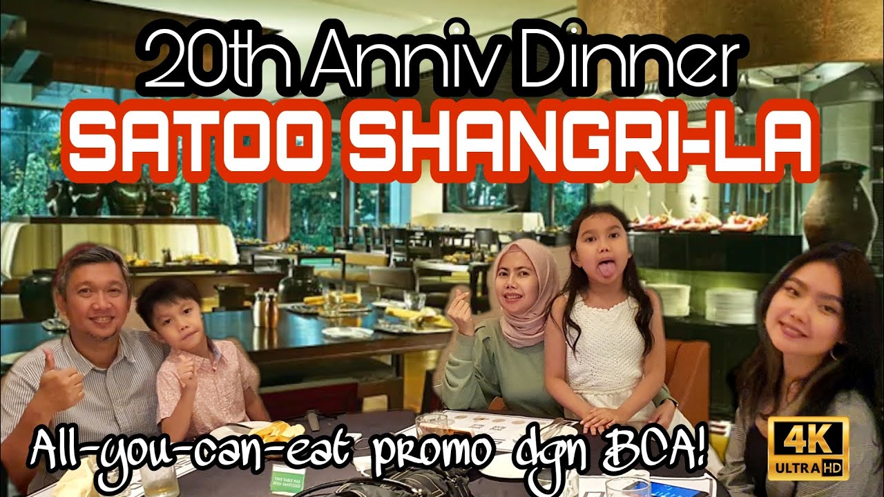 Satoo Shangrila Jakarta Anniversary Dinner (English Subtitles) YouTube