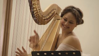 Edward Elgar - Salut d'amour, Op  12. Sofia Kiprskaya - Harp, Dmitri Eremin - cello.