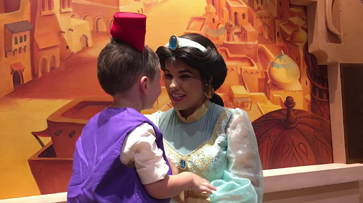 Sharing Affection with the Disney Characters.