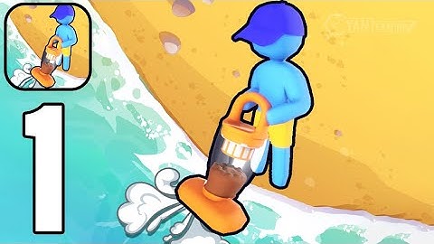 Clean The Beach - Gameplay Walkthrough Part 1 Tutorial Cleaning The Beach (Android,iOS)