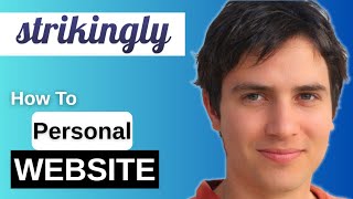 How To Build A Personal Branding Website With Strikingly  2025