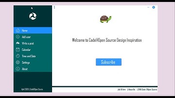 Java Swing Netbeans UI inspiration 05 DEMO Left side Nav Bar