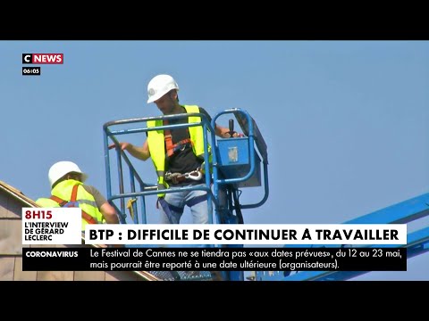Coronavirus: tension entre les entreprises du BTP et le ministère du Travail Coronavirus: tension entre les entreprises du BTP et le ministère du Travail
