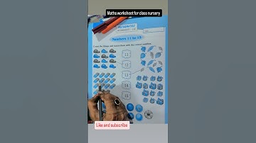 maths worksheet for class nursery. #study #learnnursery #education #maths #poem #rhymes #worksheet