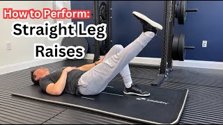 How to Perform: Straight Leg Raises by GoTherex | Personalized Training 29 views 1 month ago 1 minute, 32 seconds