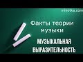 Факты теории музыки и средства музыкальной выразительности.