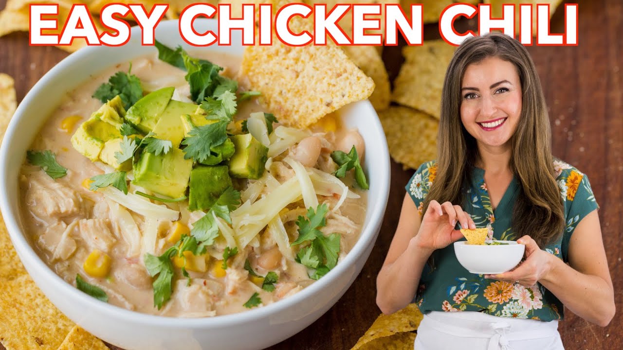 White Chicken Chili (+ video) - Family Food on the Table