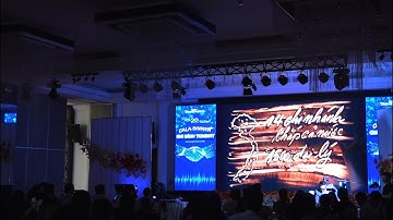 Vẽ tranh cát sự kiện TONMAT Group - biểu diễn tranh cát động Nguyễn Tiến